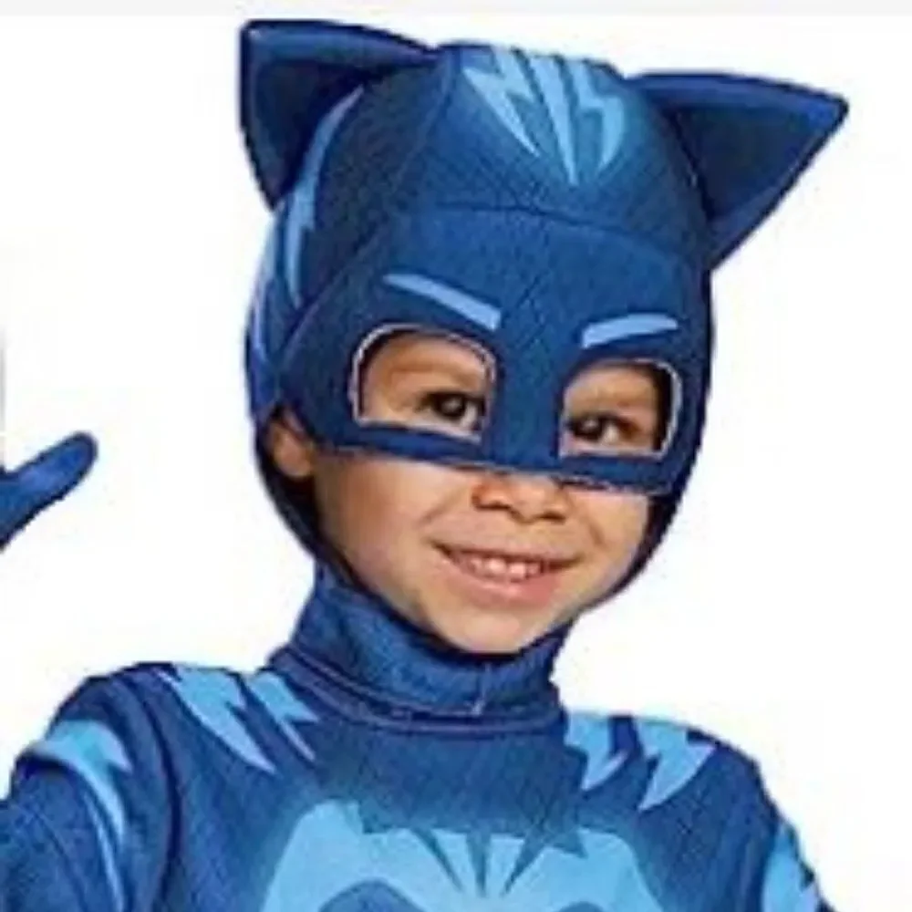Catboy Costume for Kids, Official PJ Masks Costume Jumpsuit size 3T-4T